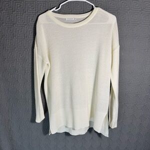 Staccato Pullover Women’s Size Small Cream Long Sleeve Acrylic 52444B